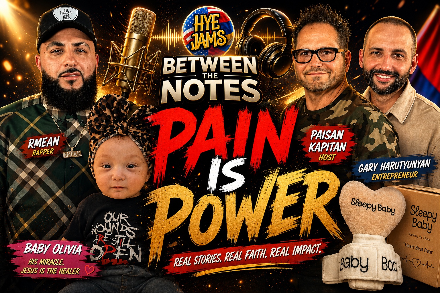PAIN IS POWER featuring R-MEAN and Gary Harutyunyan on Hye Jams Between the Notes